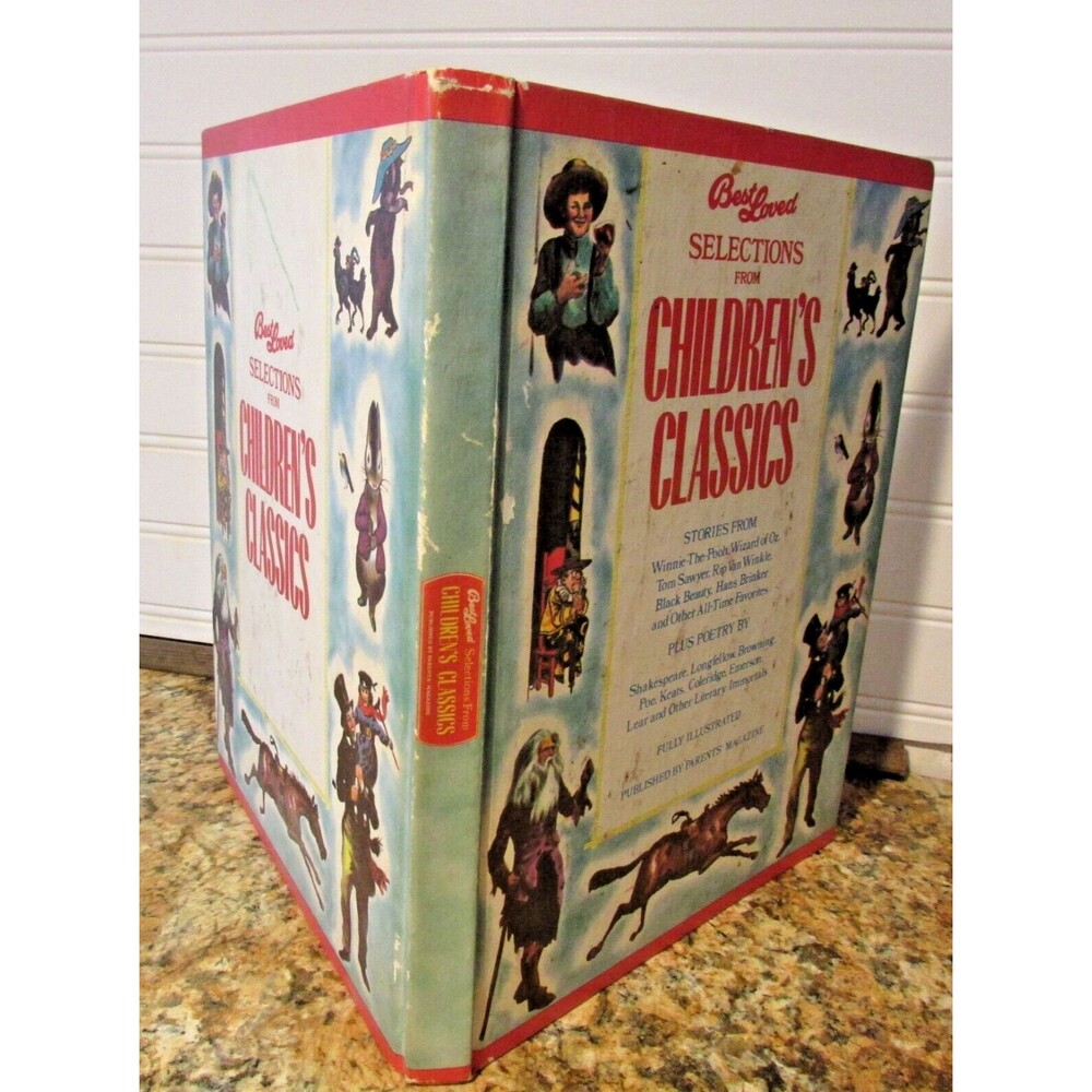 Vintage 1975 Best Loved Selections from Children's Classics Hardcover Book
